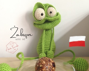 SCHEMAT - Żabiszon - Szydełko / Amigurumi