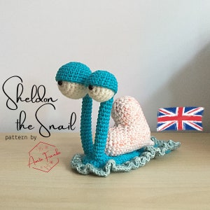 CROCHET PATTERN - Sheldon the Snail in Love