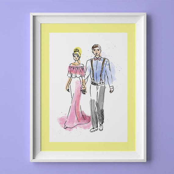 Cute Couple Drawings for Sale - Fine Art America