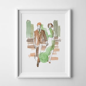 Digitales Paar Porträt Zeichnung, Paar Illustration, Romantische Zeichnungen, Liebe Zeichnungen, Paar Skizzen, Jubiläum Geschenke, Geliebte Geschenke