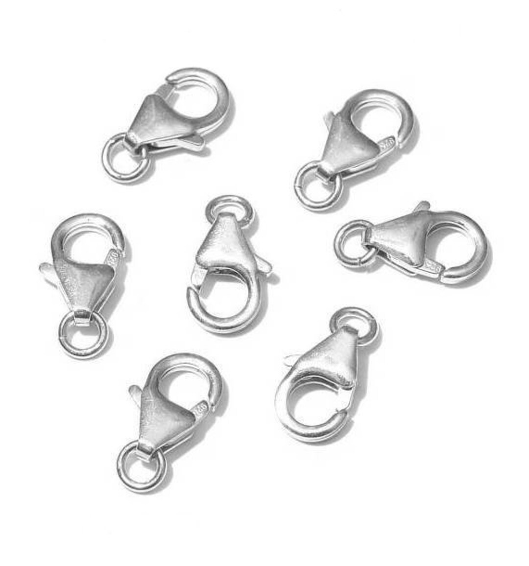 92.5 Sterling Silver Lobster Claw Clasp, Lock, Jewellery Making
