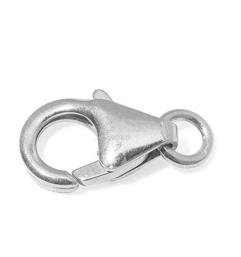 92.5 Sterling Silver Lobster Claw Clasp, Lock, Jewellery Making Findings, DIY Etsy UK