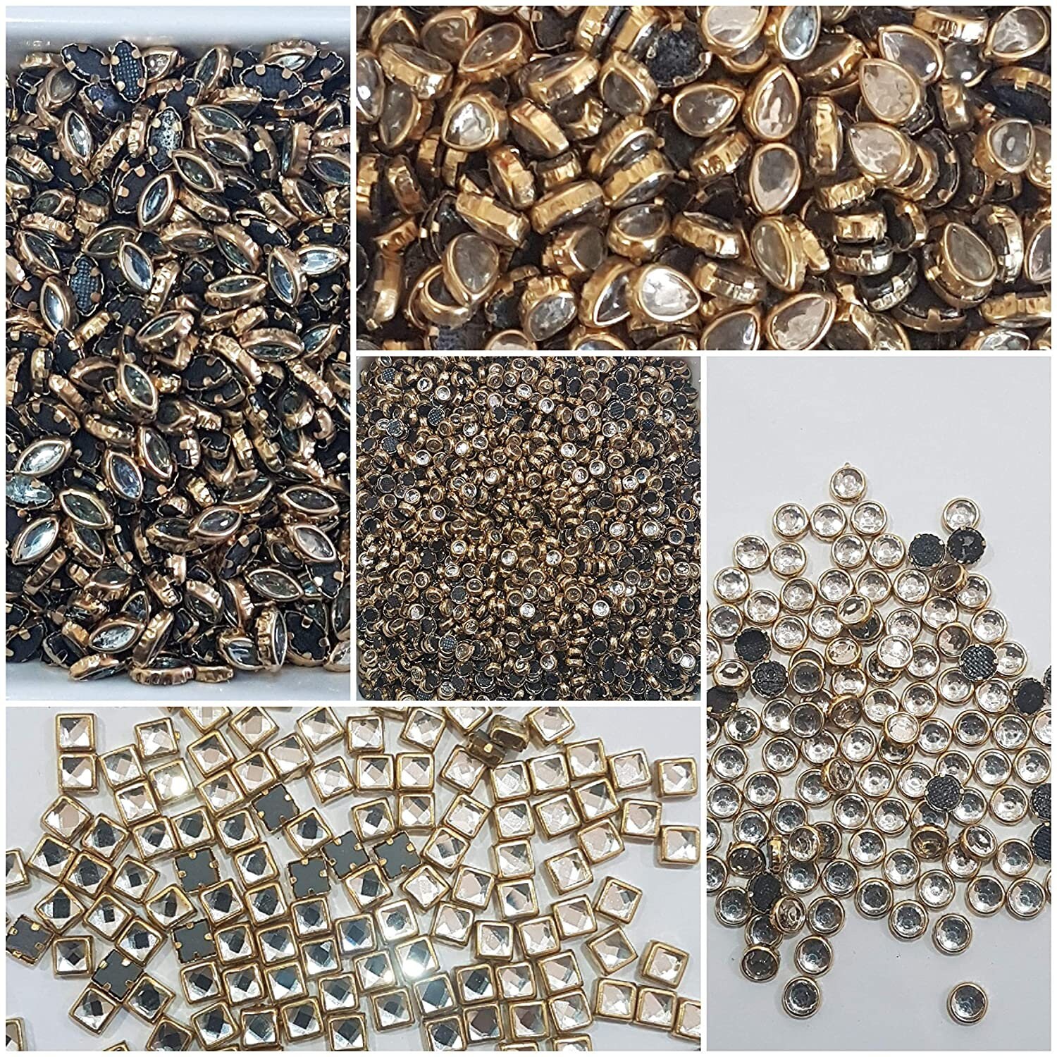 Different types of shop kundan stones