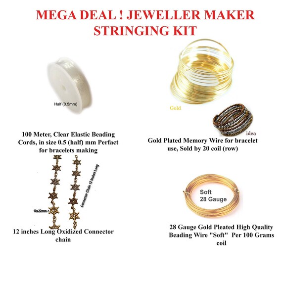 Nægte Anstændig Mærkelig Mega Deal Jewelry Maker Stringing Kit Includes Connector | Etsy