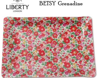 plateau de cuisine, textile Liberty encapsulé