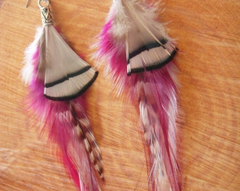 Feather earring I Original earring I Light earring I hippie chic I Ethnic earring I Original gift