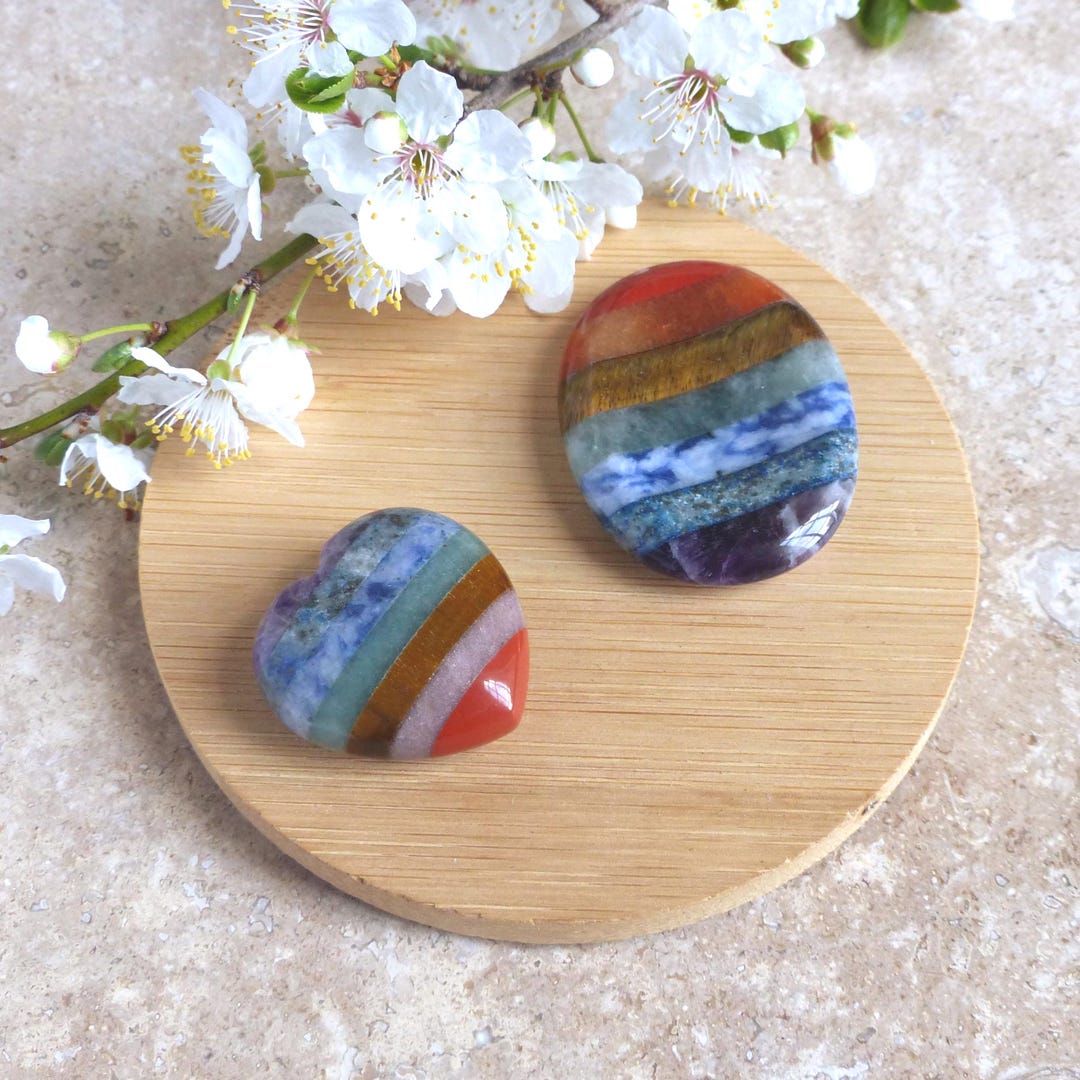 Anti-stress Stone, Natural Worry Stone, Meditation Stone, Thumb Stone ...