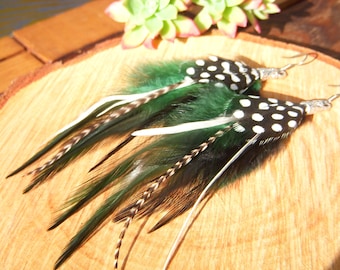 Feather earring I Original earring I Light earring I hippie chic I Ethnic earring I Original gift