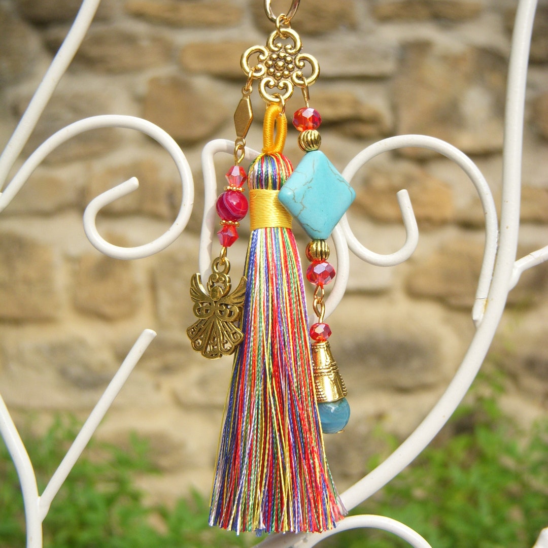 BIJOU DE SAC ou Porte-clefs perles et breloques NEUF EUR 3,00 - PicClick FR