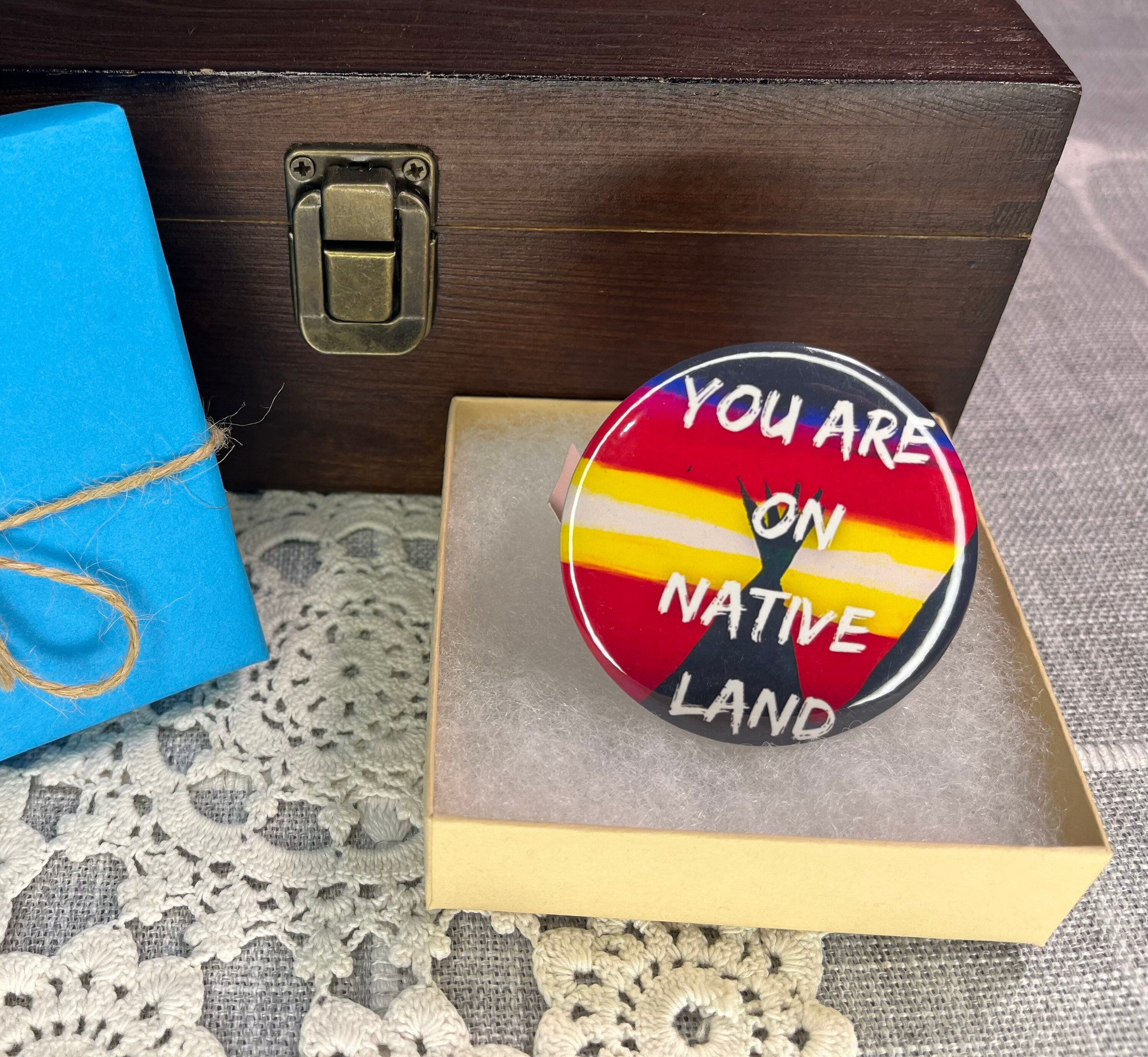 You are on Native Land Button