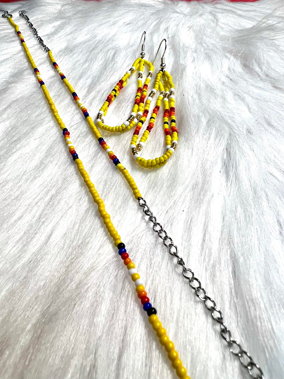 Custom Color Beadwork Set - Etsy