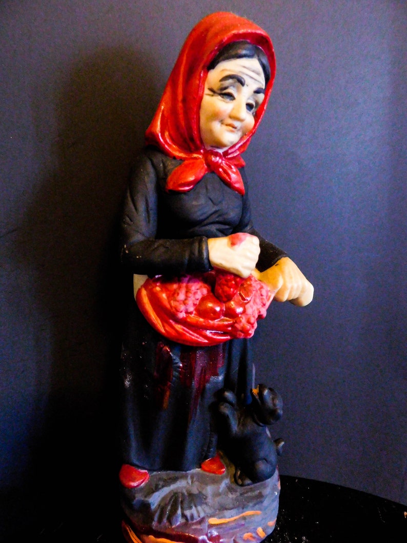 Creepy Grandma Upcycled Horror Collectible