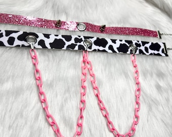 Cute Cowgirl Spiked Collars
