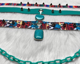 Native Punk Spiked Collars