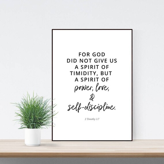 spirit of timidity scripture