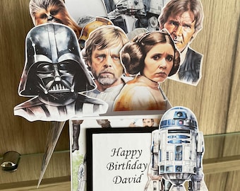 Star Wars Pop Up Card Birthday box card