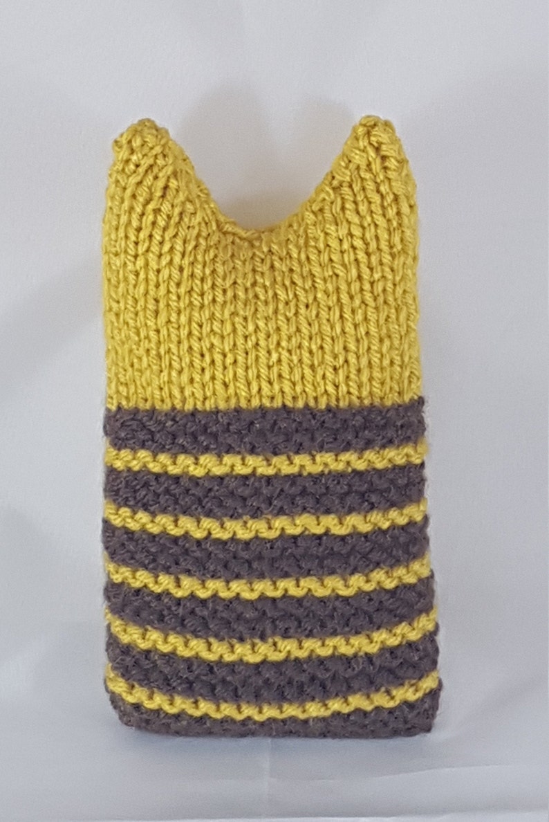 Kaebi the Kitten Hand Knitted Baby Rattle Etsy