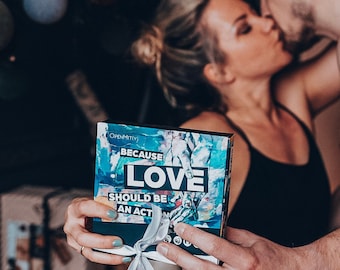 Game LOVE. Romantic Date Night Cards and Ideas, couple gift. Relationship gift