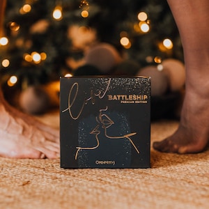 Cadeaux de fiançailles pour couple - Cartes de rendez-vous amoureux - Jeu de couple Love Battleship, cadeau de Noël sexy
