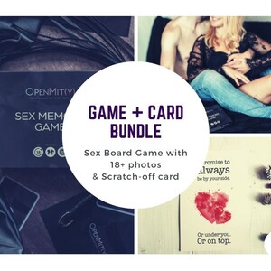 Regalo stravagante. Gioco da tavolo del sesso con foto erotiche e gratta e vinci cattivo, un regalo sexy perfetto per lui