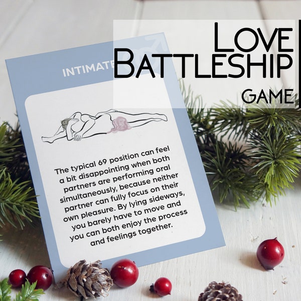Romantic game for lovers: Love Battleship printable version with sex positions