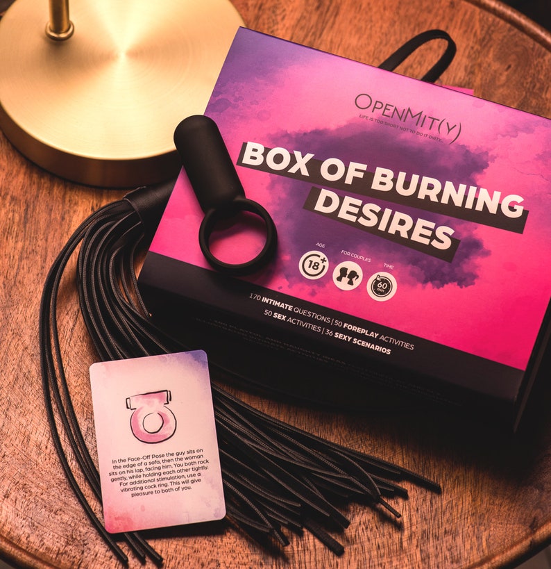 Sexy Game with Erotic Paintings. Box of Burning Desires. Valentines gift for him. image 6