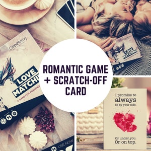 Regalo sexy per lui, gioco sessuale per coppie e bigliettino birichino con gratta e vinci