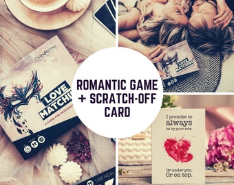 Regalo sexy per lui, gioco sessuale per coppie e bigliettino birichino con gratta e vinci