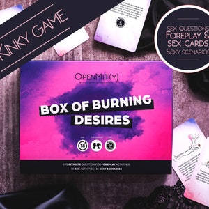 Sexy Game with Erotic Paintings. Box of Burning Desires. Valentines gift for him. image 1