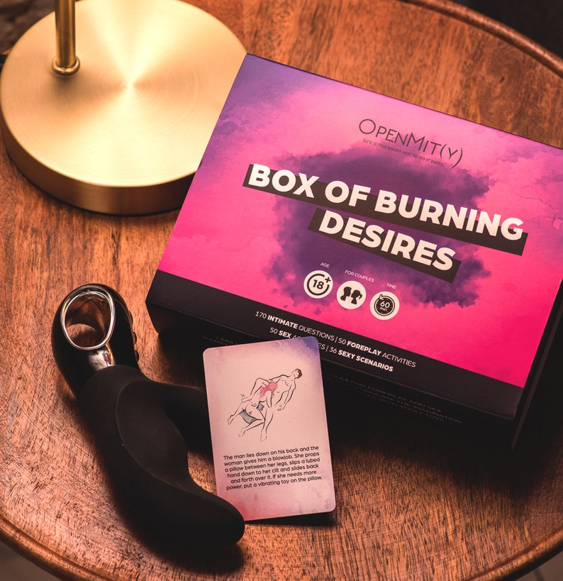 Sexy Game with Erotic Paintings. Box of Burning Desires. Valentines gift for him. image 5