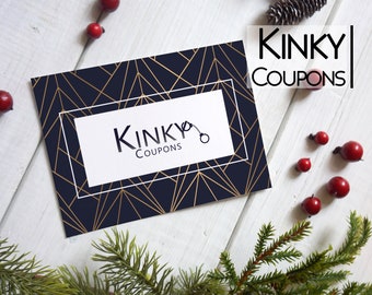 Printable Unisex Kinky sex coupons - perfect sexy last minute anniversary gift