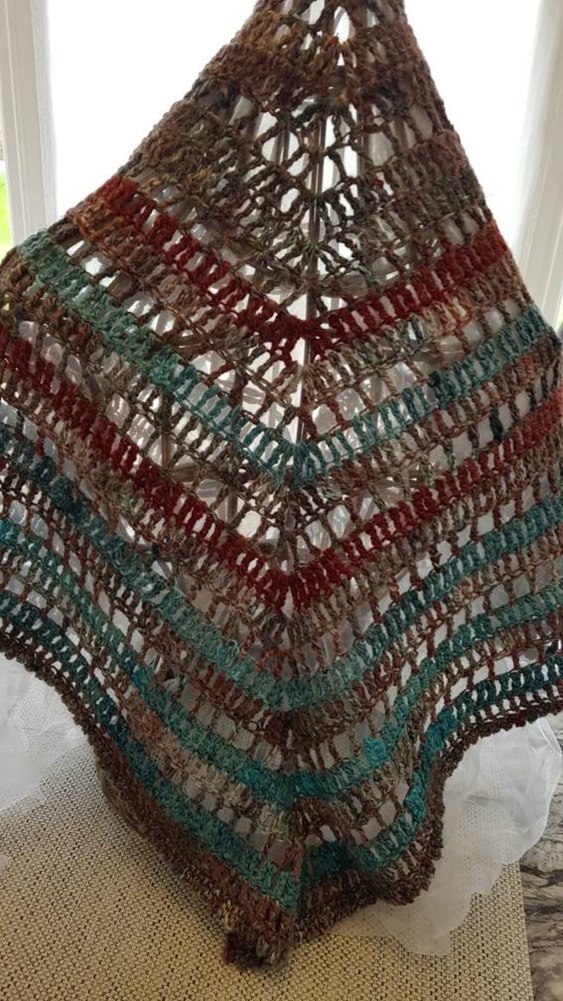 Striped Wool Rocabar Shawl main image 0