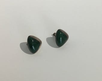 Vintage Enrique Ledesma modernist sterling earrings