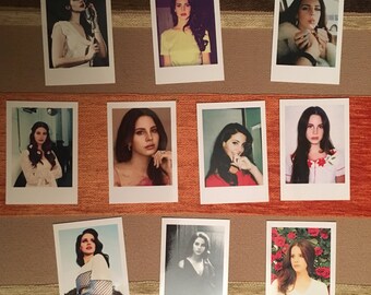 Lana del Rey Polaroids Set of 10 mini vintage style