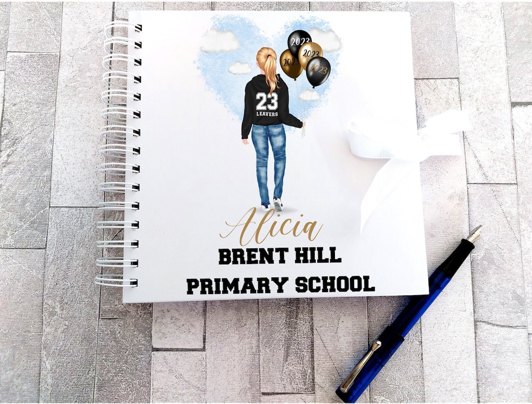 2024 School Leaver's Scrapbook, Autograph Book, School Gift, Signature Book, 2024 School Leaver