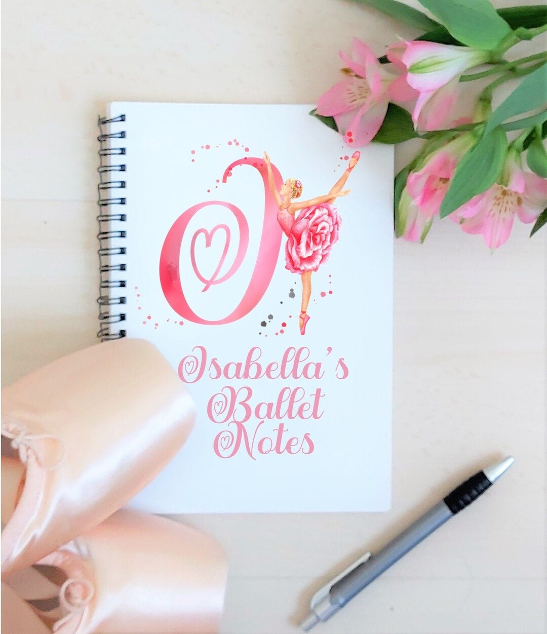 Personalised Ballet Note Book Dance Notebook A5 Notebook - Etsy UK