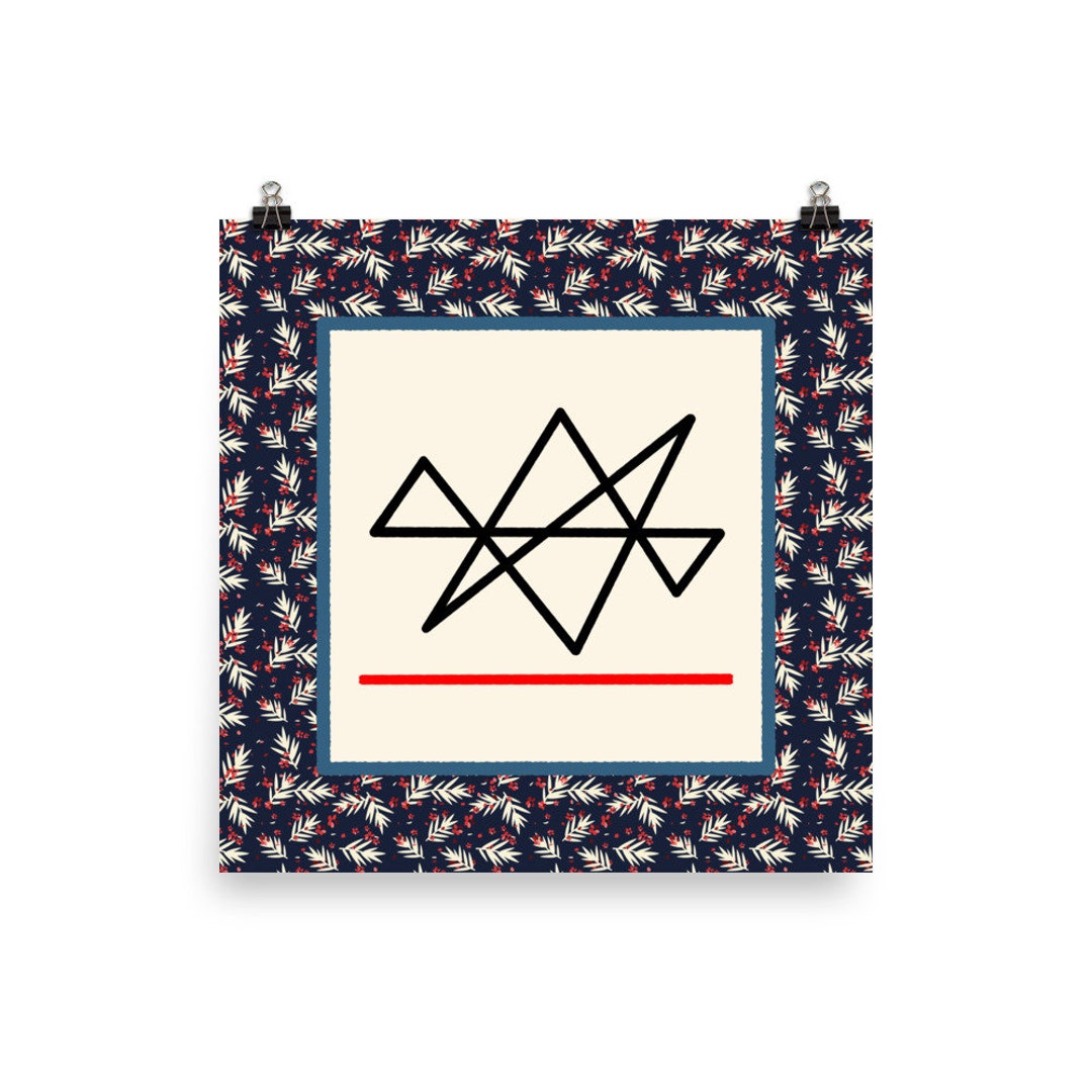 Seichem Reiki Symbol Poster Midas Star Etsy