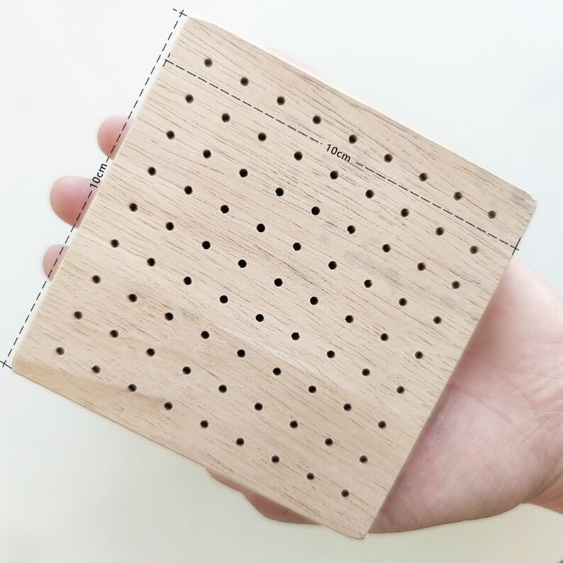 Natural Wooden Blocking Board With Stainless Steel Pins for Etsy