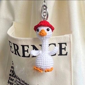 かぎ針編みのガチョウのパターン：初心者向けの動物のチュートリアル