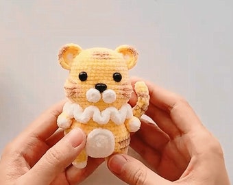 Little Tiger Crochet Pattern: Beginner-Friendly Animal Tutorial (PDF Pattern)