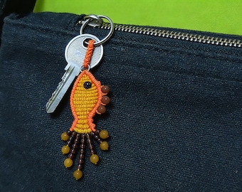 Macrame Fish Pendant Tutorial: Beginner-Friendly Pattern (PDF)