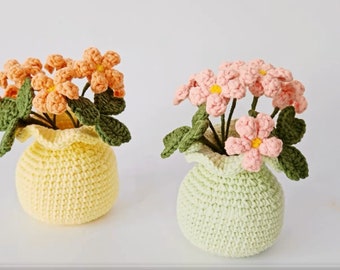 Crochet Potted Flower Pattern: Beginner-Friendly (PDF Pattern)