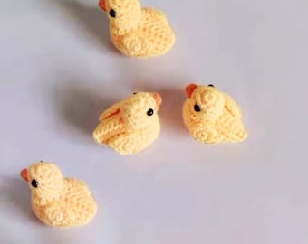 Crochet pattern,cute yellow duck pattern, little duck pattern, crochet animal pattern, PDF pattern, easy to follow, Tutorials for beginners