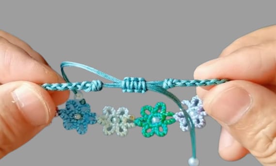 Macrame Friendship Pattern, Macrame Flower Tutorial, Handmade