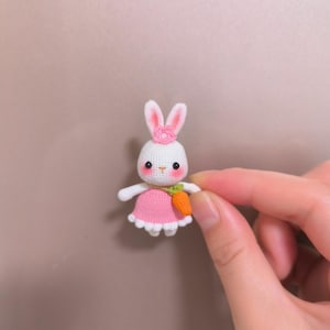 Micro Crochet Doll: Handgemachtes Miniaturtier, Puppenhaus Dekor