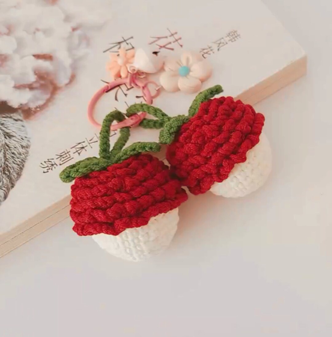 PDF Pattern,crochet Litchi Pattern, PDF Tutorial, Crochet Fruit Pattern,pattern for Beginners ...
