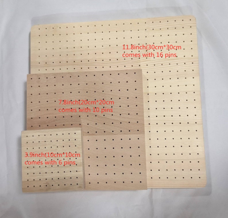 Natural Wooden Blocking Board With Stainless Steel Pins for Etsy