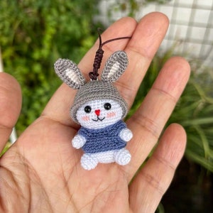 Häkelkunst, Mini-Häkelpuppe, gehäkelte Mikrotiere, Puppenhausdekor, Kuschelpuppen für BJD, Blythe Accessoires, Modepuppe