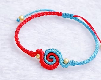 Pulseira de Coração em Micro Macramê: Joia da Amizade Feita à Mão (Molde em PDF)