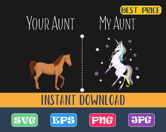 Free Free Unicorn Aunt Svg 744 SVG PNG EPS DXF File